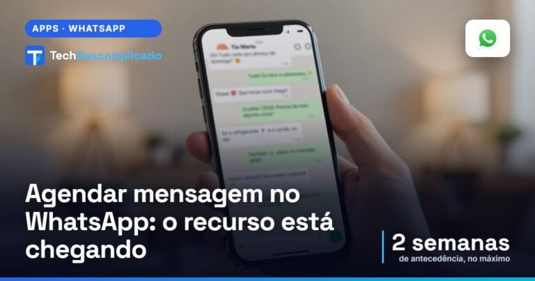 Mão segurando um celular com uma conversa de mensagens aberta (imagem ilustrativa gerada por IA)
