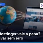 Notebook abrindo um site ao lado de um globo com linhas de conexão entre continentes (imagem ilustrativa gerada por IA)