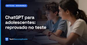 Adolescente fazendo lição no notebook com a mãe ao lado, ilustrando o ChatGPT para adolescentes e os controles parentais