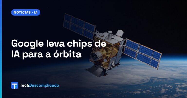 Satélite de pesquisa com painéis solares em órbita sobre a Terra