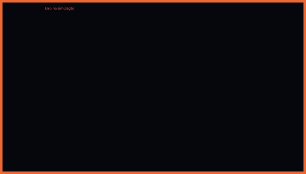 Tela real do jogo HEXÁGONO feito no chat pelo Strata Qwen3.8-Flash-Next: a simulação parou com erro