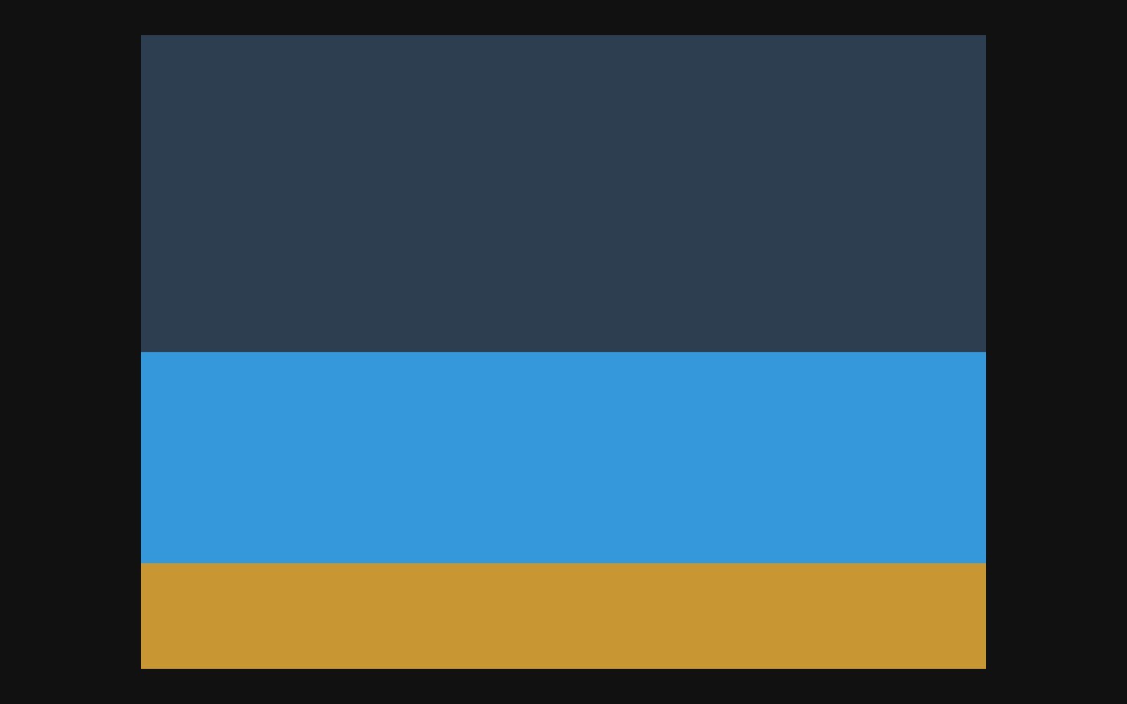 Tela do jogo VOO LIVRE gerado pelo LFM3 na nossa bancada, aberta só com três faixas de cor e sem o jogo