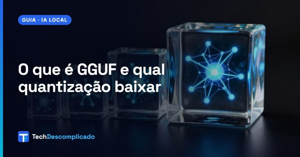 Cinco cubos de vidro de tamanhos decrescentes com a mesma rede neural azul dentro (imagem ilustrativa gerada por IA)