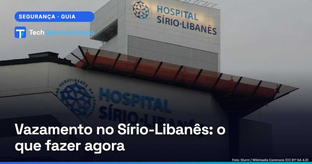 Fachada do Hospital Sírio-Libanês em São Paulo (foto: Sturm / Wikimedia Commons, CC BY-SA 4.0)